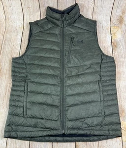 Herren Under Armour Cold Gear Pertex Quantum Storm Puffer Daunenweste Grün XL - Bild 1 von 9
