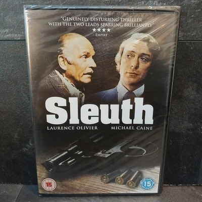 Sleuth DVD Michael Caine Laurence Olivier Brand New Sealed UK Release Fast Post  - Image 1 of 4