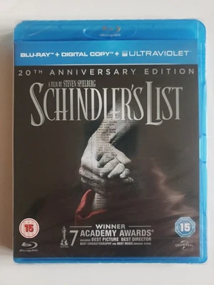 Schindler's List (Blu-Ray & DVD, 2013) New And Sealed Free P&P  - Image 1 of 2