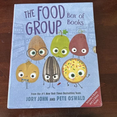 Food Group Box Of Books 6 Book Box Set, By Jory John And Pete Oswald NEW Sealed - Image 1 of 3