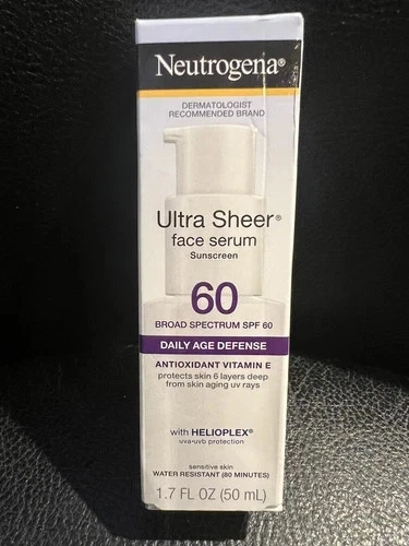 No graso y ligero: suero facial hidratante Neutrogena Sheer FPS 60 Foto 1 de 1
