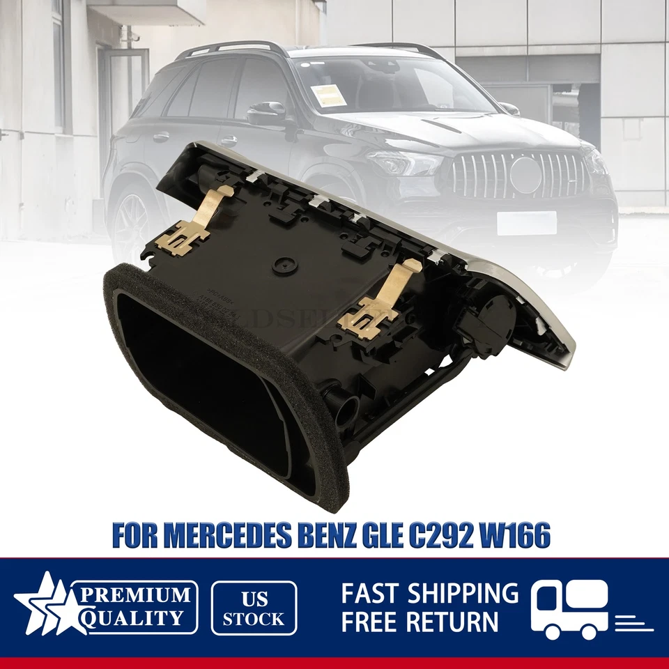 Fit Mercedes Benz GLE C292 W166 A1668309100 Front Right Dashboard Air Vent Grill Foto 1 de 4