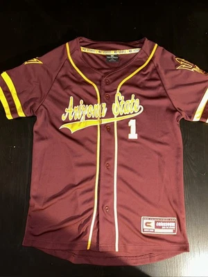 Arizona State Sun Devils ASU Vintage Colosseum Softball Jersey XS - Image 1 of 4
