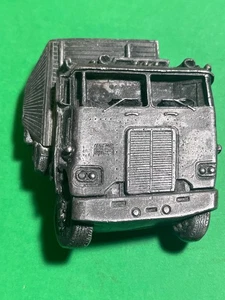 Hebilla de cinturón vintage Bergamot Brass Works B-38 semi camión 1978 EE. UU. - Imagen 1 de 6