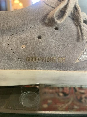 golden goose Super-Star Sneakers Silver Suede Upper Lizard Printed Star EU 38 - Image 1 of 4