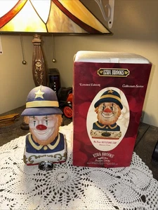 Vintage 1980 Ezra Brooks Porcelain Decanter No 4 Keystone Cop Empty - Picture 1 of 14