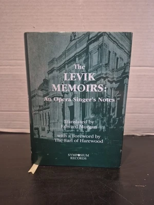 LEVIK MEMOIRS: AN OPERA SINGER'S NOTES By Sergei Levik - Hardcover  EUC  - Image 1 of 4