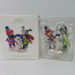 2008 Hallmark Keepsake Ornament - first Snowman Of The Year￼ - Picture 1 of 5