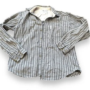 Columbia 100% cotton soft flannel button down shirt long sleeves M - Picture 1 of 6