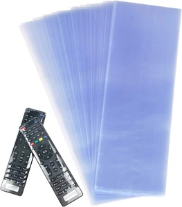 Remote Control Shrink Wrap Bags,3.1X11 Inches 100 Pieces Remote Control Cover Pr - Picture 1 of 12