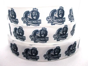 Old Dominion Univ Monarchs 7/8" Grosgrain Ribbon~ YOUR CHOICE: 5 or 10 Yards - Picture 1 of 3
