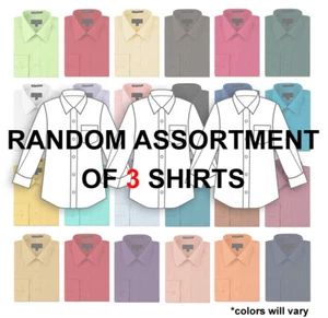 Pre-owned Packs of Men’s Button Down Work Dress Shirts Lot - Picture 1 of 6