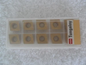 CCMT120408-24 GRADE T6030 SOLID CARBIDE INSERTS BY TUNGALOY CORP. JAPAN NEW - Picture 1 of 3