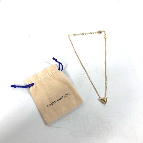 LOUIS VUITTON（LV） LOUIS VUITTON M69618 Collana Accessorio Perla Essential V Collana Metallo Oro
