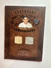 Yogi Berra 2005 Donruss Classics Legendary Lumberjacks Bat Jersey #1/8 SSP Rare