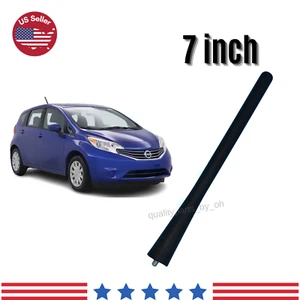 Antena aérea de mástil negro de repuesto de 7" AM/FM para Nissan Versa 2012-2022 - Imagen 1 de 3