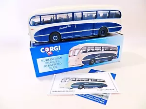 CORGI 97172 'BURLINGHAM SEAGULL COACH - STRATFORD BLUE'. 1:50. Ltd Ed. MIB/CONFEZIONE - Foto 1 di 10