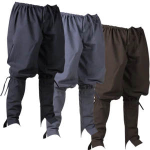 Ketill Canvas Pants, Medieval Cotton Pants, Viking Pants, Ren Fair Clothing - Picture 1 of 12