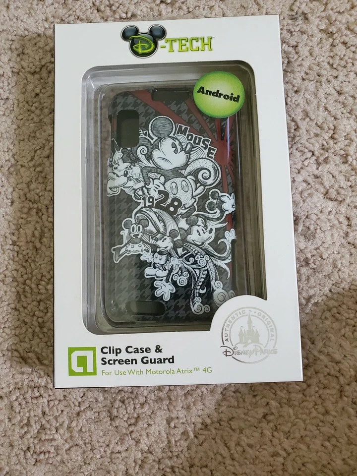 Disney Mickey Mouse Clip Case & Screen Guard Motorola Atrix 4G - Image 1 of 4