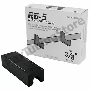 (200) 3/8" PEX/Kupfer/CPVC Abstandshalter Clips für Peter Mangone RB-5, RB-6, #P3BK - Bild 1 von 1