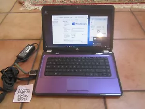 PURPLE HP Pavilion G6 G6t-1b00 Laptop 3GBRAM 320GBHD SCREEN INTACT w/Cord -WORKS - Picture 1 of 24