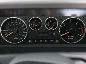 For Nissan Terrano II 1993-2006 Polished Aluminum Chrome Dial Rings For Counter - Imagen 1 de 8