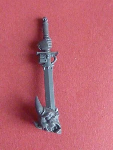 ESPADA DE PODER NEMISIS POWER KNIGHTS GRISES con CABEZA DE DEMONIO - Bits 40K - Imagen 1 de 1