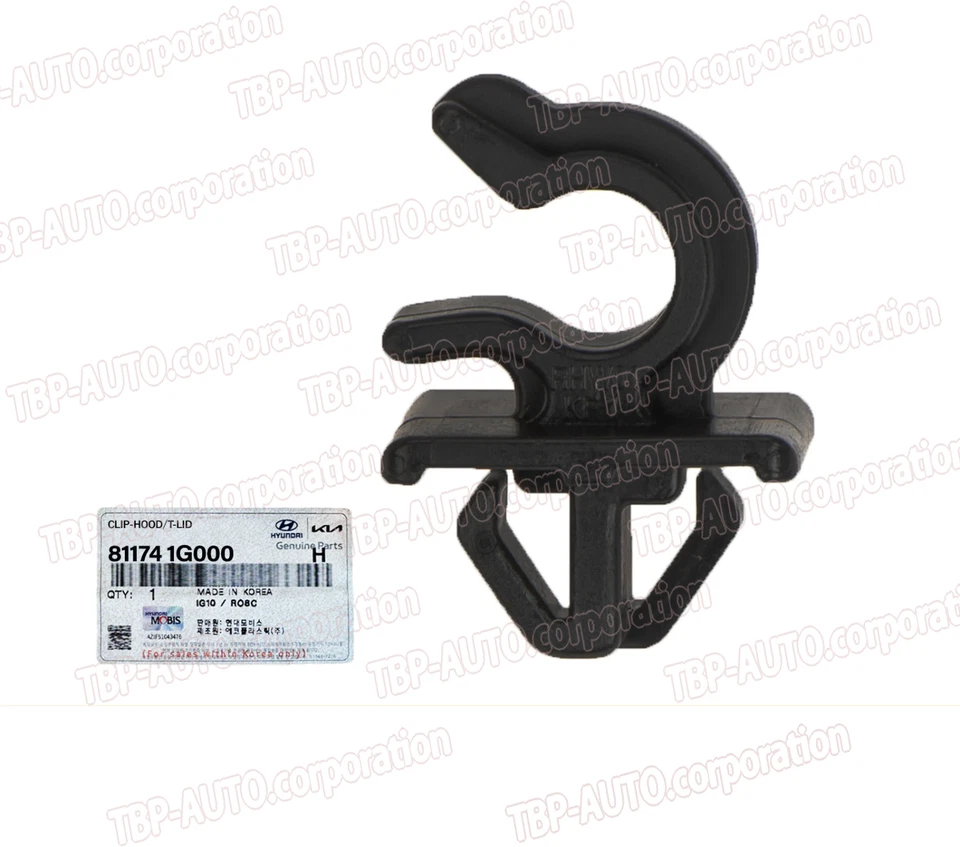 Clip de varilla de soporte de capó genuino OEM ® PARA 2006-2011 Hyundai Accent 811741G000 Foto 1 de 1