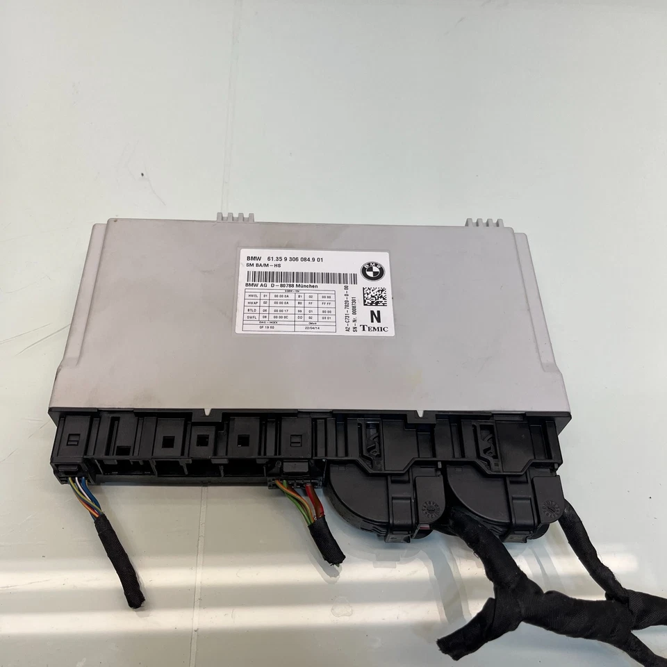 BMW 328i F30 2014 módulo de control del asiento eléctrico delantero - 9306084 Foto 1 de 4