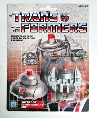 TRANSFORMERS G1 minibot autobot Cosmos UAP Custom Toy figure in Custom new box - Image 1 of 4