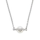 Emporio Armani Womens Necklace EGS2837040 Stainless Steel Pearl