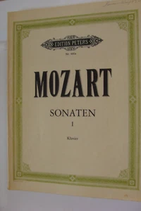 Wolfgang Mozart Sonaten for Piano Book 1  ed. Kohler & Ruthardt - Picture 1 of 1