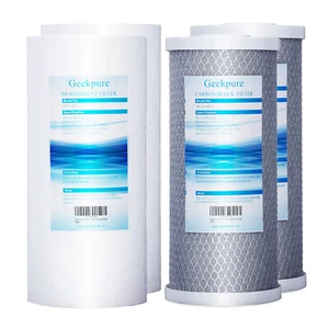 Geekpure Whole House PP Carbon Block Ersatzfilter 5 Mikro 4,5 x 10er Pack 4 - Bild 1 von 9