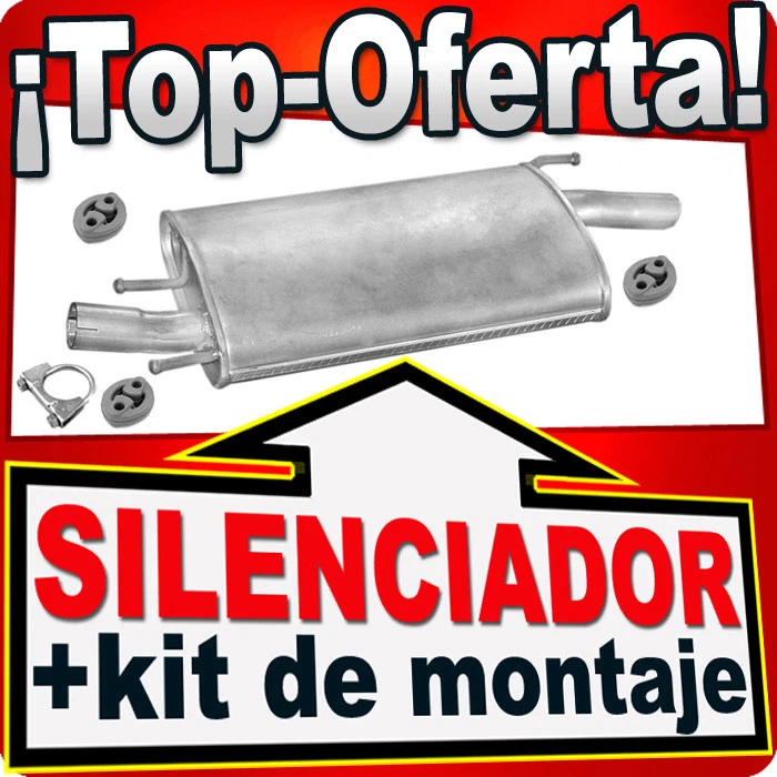 Silenciador Trasero para FORD FIESTA IV MAZDA 121 III 1.25 1.3 1995-2002 Escape - Imagen 1 de 1