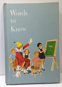  Words To Know Book Standard Educational Corp Bricker & Beckwith Vintage 1985 - Picture 1 of 13