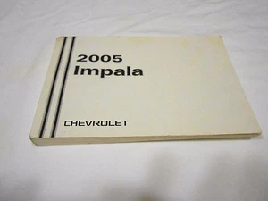 2005 CHEVROLET IMPALA OWNER'S MANUAL. / VERY GOOD CONDITION / FREE S/H - Picture 1 of 3