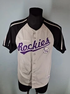Vintage Colorado Rockies Baseball MBA Jersey Shirt Dynasty Gr. M - Bild 1 von 5
