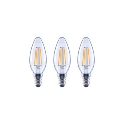 Eco-Smart 60W Equivalent B11 Candle Dimmable Daylight - Pack of 3 - Image 1 of 4