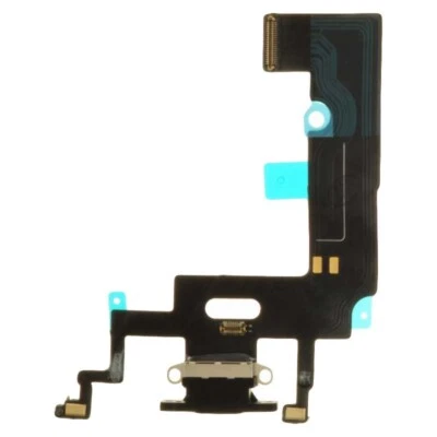 Puerto de carga de cable flexible para Apple iPhone XR negro repuesto de reparación de teléfono Foto 1 de 2