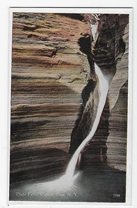 Watkins Glen NY Pluto Falls Vintage Postcard - Picture 1 of 2