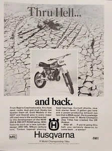 1978 Husqvarna 250 Original Motorcycle Print Ad - Picture 1 of 1