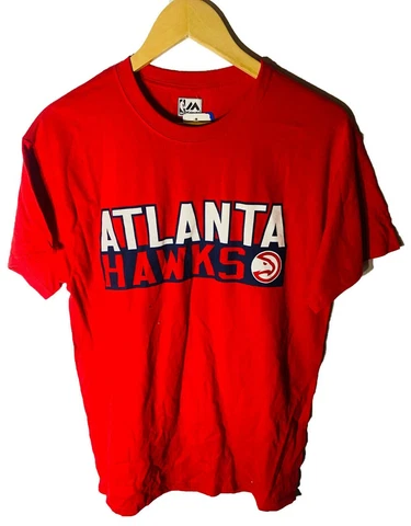 Majestic Men's Atlanta Hawks Al Horford Custom S/Sleeve T-Shirt, Red, Medium Cover