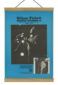 Wilson Pickett "Motornummer 9" Original Promo Anzeige, montiert mit Magnetrahmen! - Bild 1 von 3