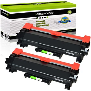 2PK TN760 Toner Cartridges for Brother MFC-L2710dw HL-L2730DW MFC-L2750DW TN730 - Picture 1 of 12