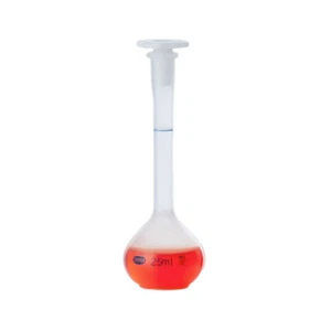 250ml Polypropylene PP Volumetric Flask with Stopper Plastic Chemical Labware - Picture 1 of 1