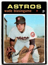 1971 Topps Baseball Wade Blasingame Houston Astros #79
