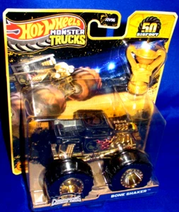 HOT WHEELS MONSTER TRUCKS 1:64 TROPHY CHAMPIONS BONE SHAKER NEW 2025 - Picture 1 of 4