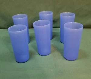 Juego de 6 vasos Tupperware 2 Jazzy Celebration 14 OZ geo-repujado azul - Imagen 1 de 10
