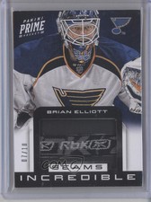 2012-13 Panini Prime Seams Incredible /10 Brian Elliott #11