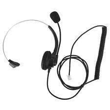 Telephone Monaural Headset Landline Phone Headphone With Mic For Home Use AUS